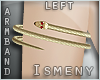 [Is] Snake Armband GoldL