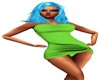 GREEN SUMMER DRESS MINI