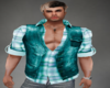 Country Vest/Shirt Teal