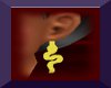 Snake Gold Earrings
