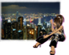 hong kong night scene