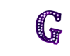 Anim Purple Letter G
