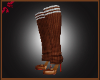 Cassia Brown Socks Heels