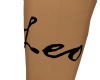  female LEO r. thigh tat