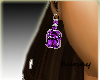 Purple Gem Earrings