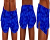 Blue Christmas Shorts