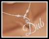 Dub~Fancy Sil.Necklace