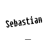 Sebastian headsign