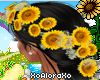 (A) Suny Hair Flowers