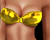 strapless bra - gold