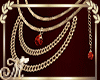 Necklace red diamond