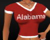 (a) alabama  shirt red