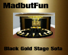 Black Gold Stage Sofa