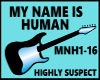 MY NAME IS HUMAN