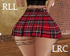 Sexy Red Plaid Skirt RLL