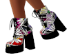 Graffiti Flower Boots