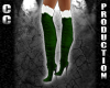 CC Green santa boot
