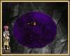 purple round rug