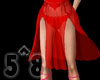 <5^8> Red Flirt Skirt 2
