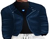 [RS]Leather Jacket DBlue