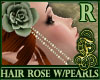 Hair Rose w/Pearls R