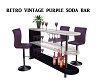 Vintage Purple Soda Bar
