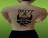 Britt Skull Tattoo