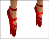 TEF RED BALLET SHOES