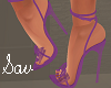 Purple Sling Heels