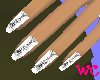White Fairy Nails