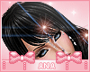 !A! Dawn PVC Black Hair