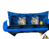 Sofa de leopardo blue