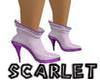 Heeled Boots Purple