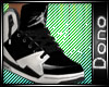 -Dn-Black&White Jordans