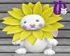 Easter Bunny Flower whte