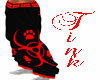 Red Toxic Dub Pants