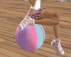pastel beach ball