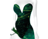 Green spase woman