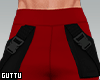 Basic Red Joggers