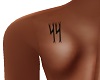Number 44 Back Tattoo