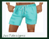 JT Swim Trunks Teal