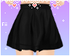 ♡ Black Skirt