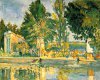 The Pool by Cezanne