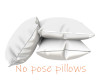 Poseless pillows