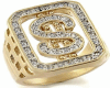Anel Gold Cifrao $