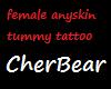 CherBear Tummy Tat