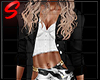 Layerable ZebraVest Blck