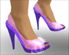 elegant purple shoes