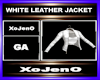 WHITE LEATHER JACKET