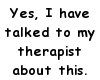Talked to Therapist